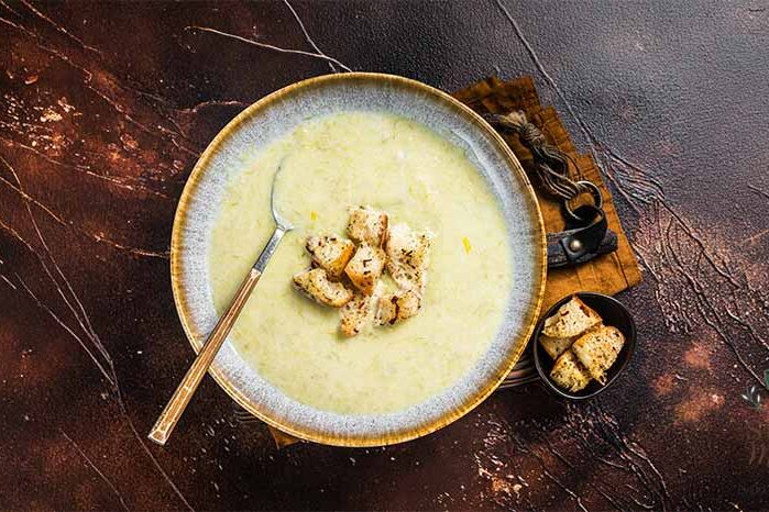 Alpine Creamy Potato Leek Soup