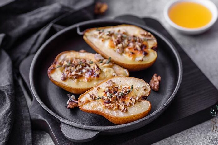 Alpine Honey Roasted Pears with Nuts Alpine Honey Roasted Pears with Nuts