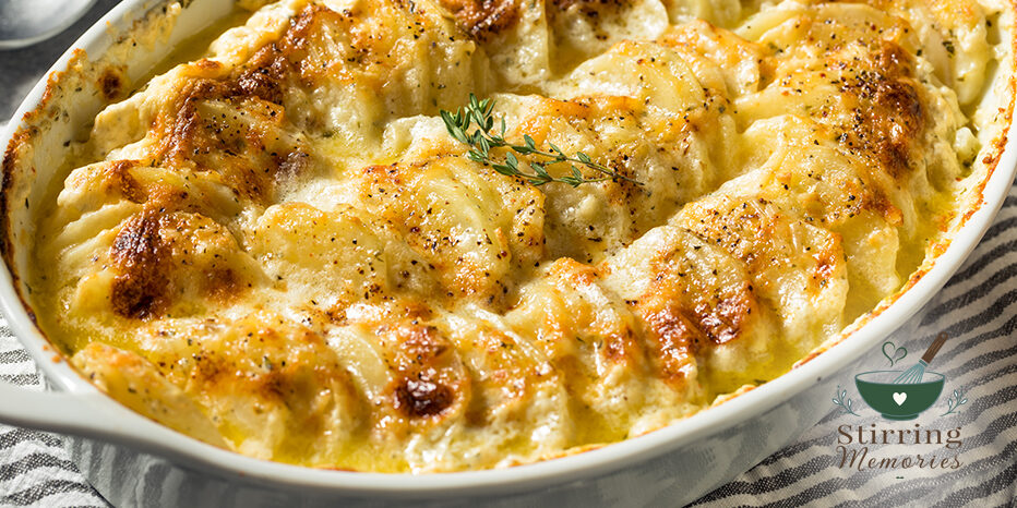 Comfort Potato and Mushroom Gratin