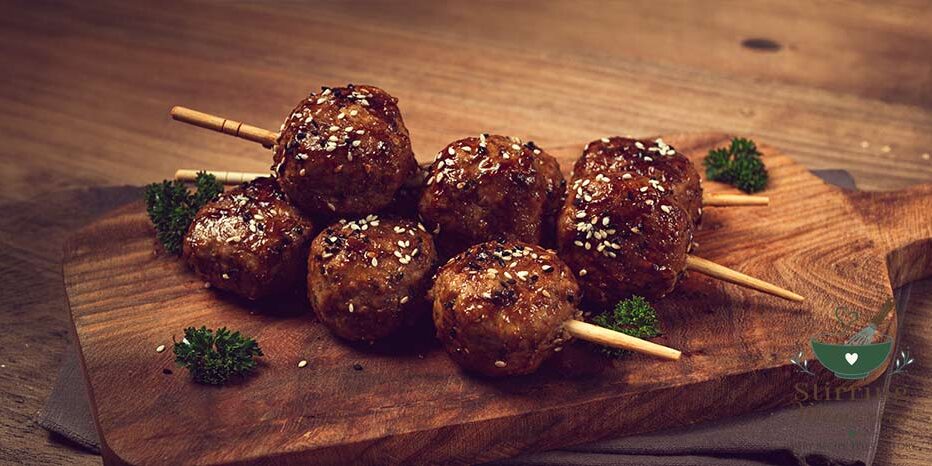 Emma's Meatball Skewers