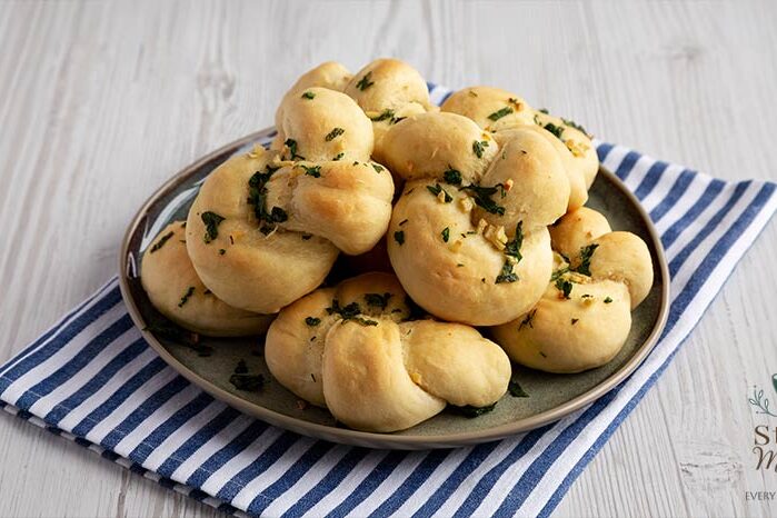 Ginny’s Garlic Parmesan Knots Ginny's Garlic Parmesan Knots