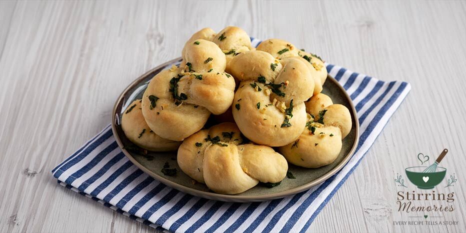 Ginny's Garlic Parmesan Knots