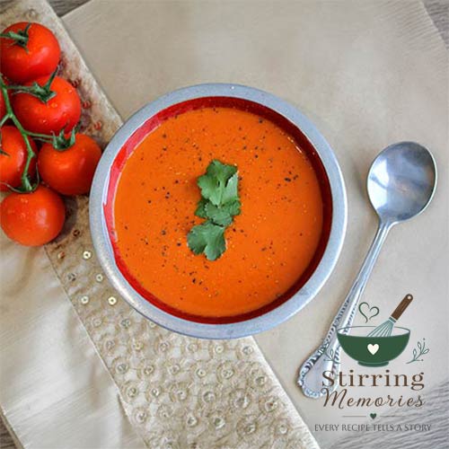 Hearthside Roasted Tomato Basil Soup
