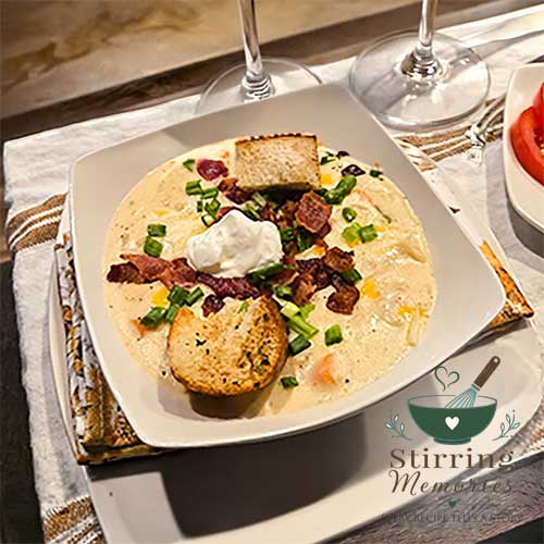 Helens Loaded Potato Chowder with Bacon