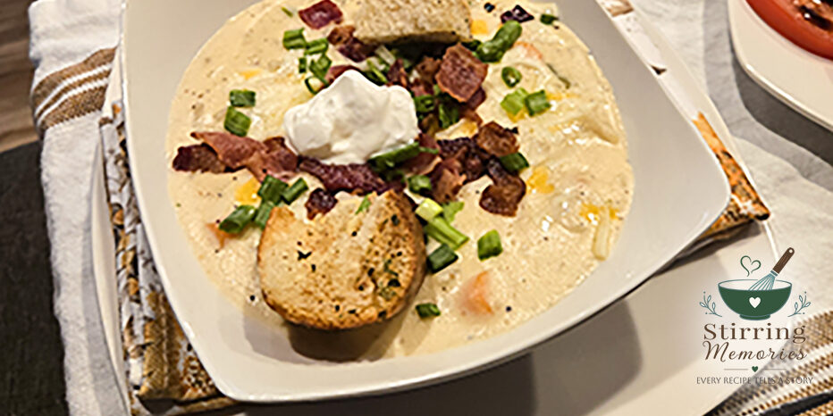 Helens Loaded Potato Chowder with Bacon
