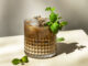 Iced Coffee with Mint Garnish