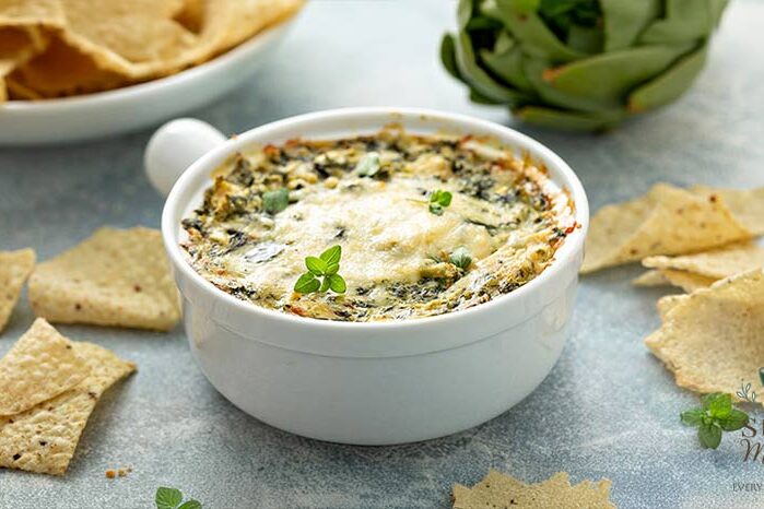 Maribels Spicy Spinach Artichoke Dip