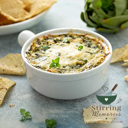Maribels Spicy Spinach Artichoke Dip