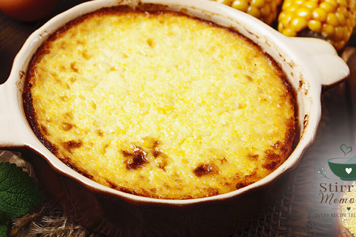 Moms Roasted Corn Pudding