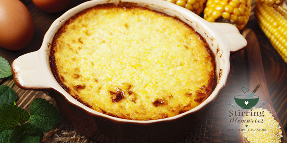 Moms Roasted Corn Pudding