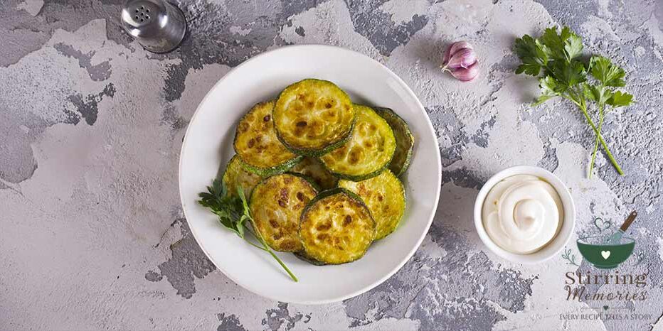 Parmesan Zucchini Rounds