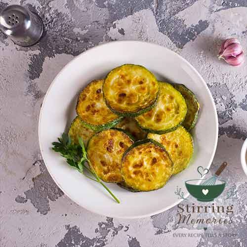 Parmesan Zucchini Rounds