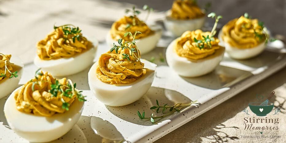 Picante Deviled Eggs