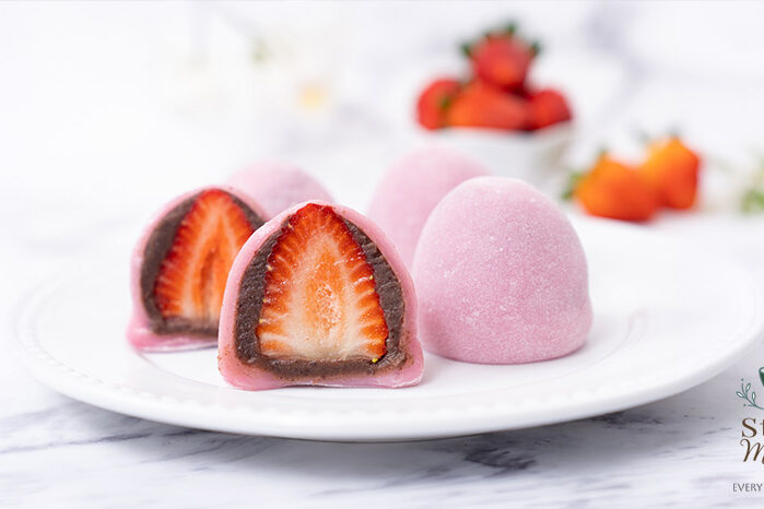 Tokyo Strawberry Mochi Bites Tokyo Strawberry Mochi Bites