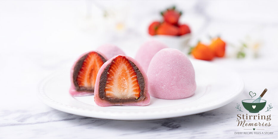 Tokyo Strawberry Mochi Bites