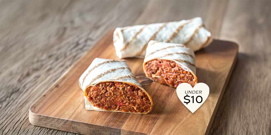 Grandpa’s Beef & Bean Burritos