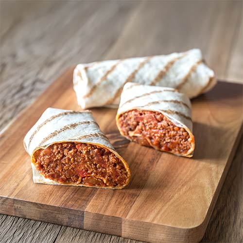 Grandpa’s Beef & Bean Burritos