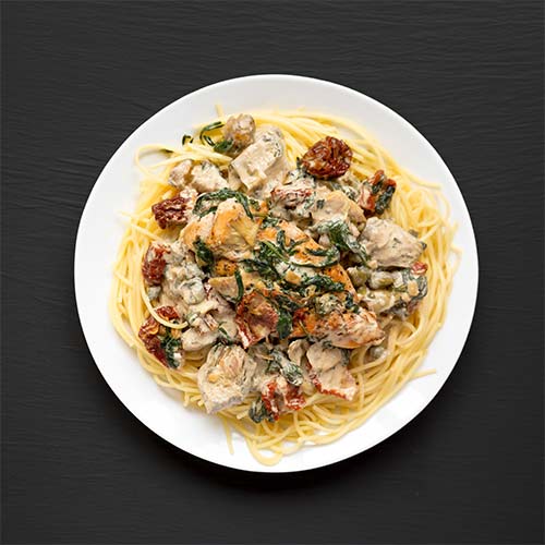 Slow-Cooker Creamy Tuscan Chicken