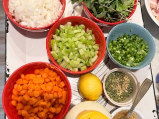 Stirring Memories - A few prepared ingredients