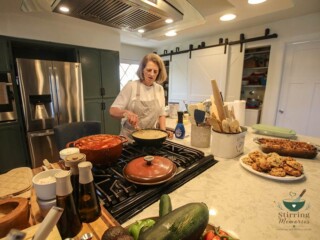 Stirring Memories - Cindy cooking up a storm