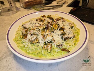 Stirring Memories - Cindy's zucchini pasta