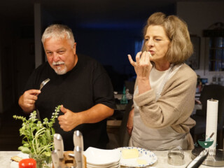 Stirring Memories - Hans and Cindy taste testing food